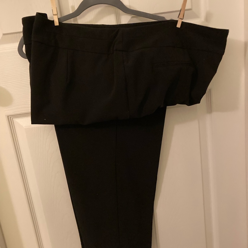 Beautiful black slacks with the tummy control band, size 24